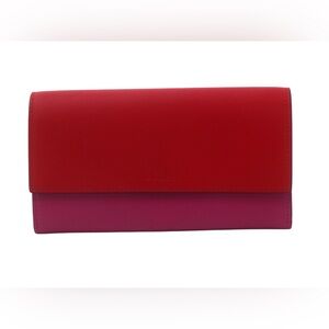 Gucci Vibrant Red and Pink Clutch